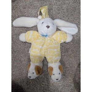 Vintage Discovery Toys Cute Bunny Plush Easter Puffy Body 14" *READ